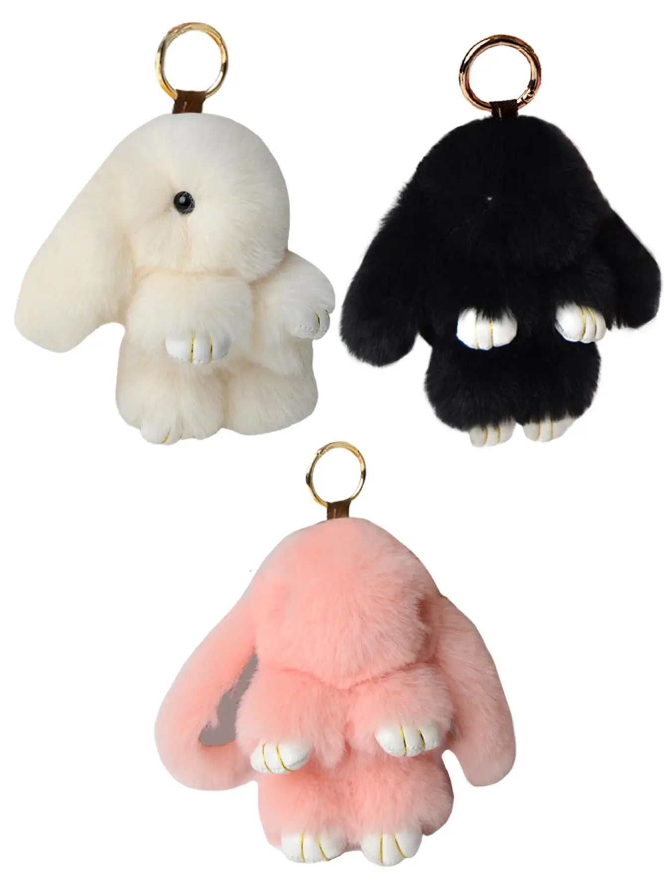 Cute Rabbit Design Bag Charm, Plush Bag Charm for Women's Bag, Fashionable Bag Decoration for Daily Use, Trendy All-match & Exquisite Bag Accessories