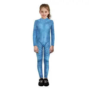 Halloween Avatar Bodysuit The Way of Water Cosplay Jumpsuit Movie Costume
