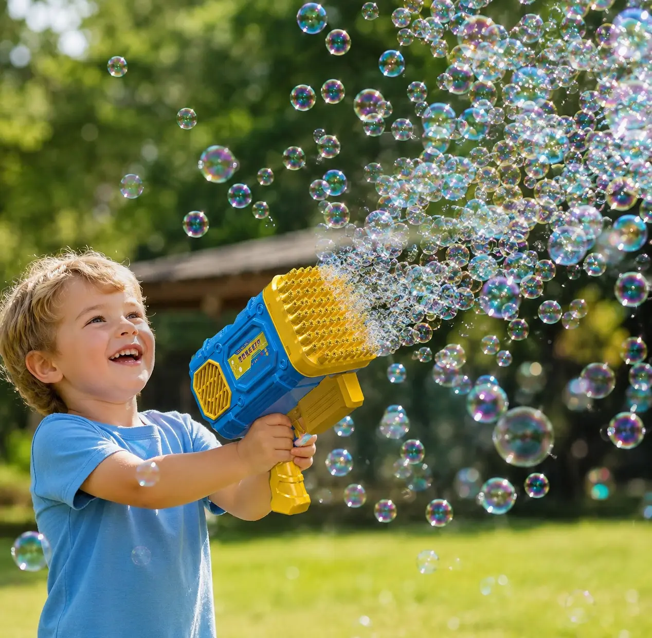 86 Hole LED Automatic Bubble Machine with Colorful Lights Fun Bubble liquid Maker romantic Toy for Kids Summer Outdoor Indoor Party Gift
