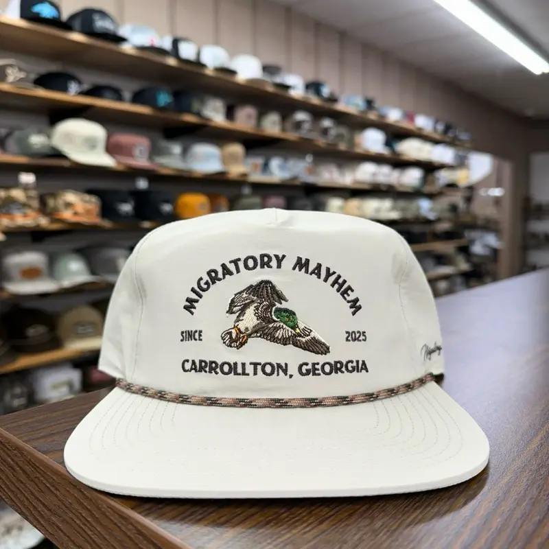 Cupped Up Mallard Arched Rope Hat