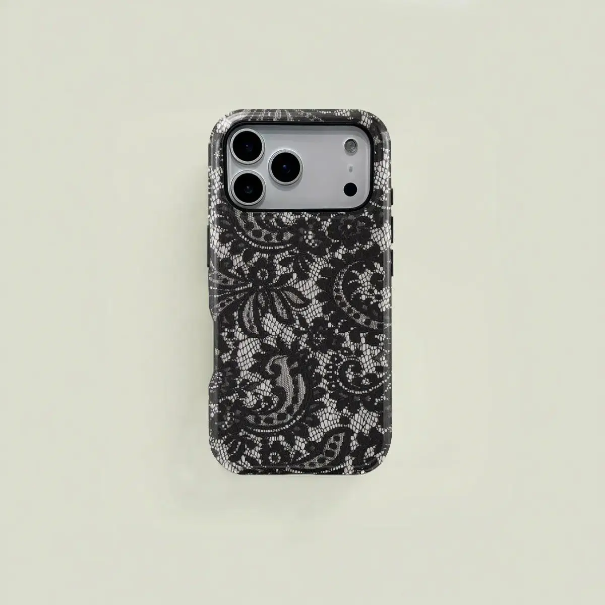 Lace Floral Print Phone Case, Durable Two-In-One Protection,phone Case Suitable for Iphone 11/12/13/14/15/16/17 Pro Promax Plus Air and Samsung S22/S23/S24/S25 Plus Ultra Fe
