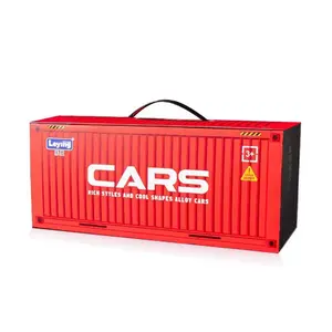 2026 New Model Children's Alloy Toy Car Model Boys Gift Box Storage Set