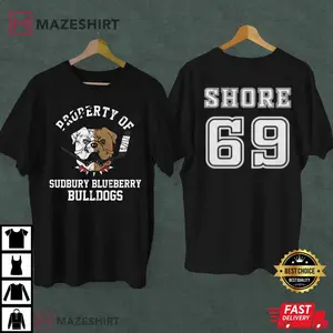 Shoresy Sudbury Blueberry Bulldogs Best T-Shirt Front And Back Design