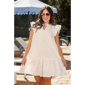 Romantic Angel White Mini Dress