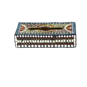 Tissue Box Shisha Moti Craft Decorative Accent Office table Decor Accent