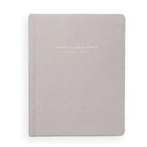 Undated Daily Planner for Organizing Your Schedule - 6 Months of Hourly & Daily Planning Pages
