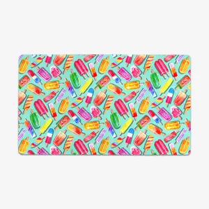 Summer Punch Ice Pops Thin Desk Mat