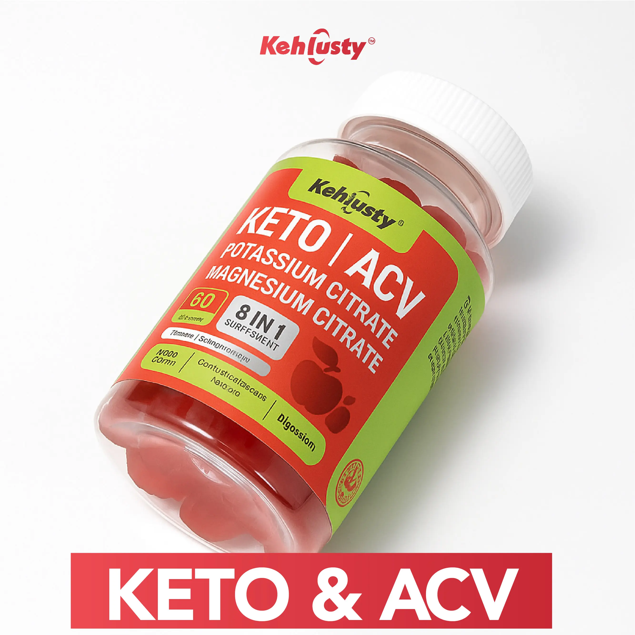 Edible ACV Chewable Vegan Gummies with Beet Root, Electrolyte Balance, Mixed Fruit Natural Mix - Metabolism Support Vitamin Supplement, Keto-Friendly Digestive Health Aid, Fitness Energy Boost, Balance Electrolytes