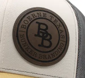 Bunker Branding Leather Patch ONLY