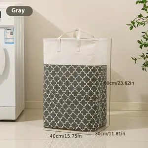 Large Capacity Fabric Laundry Storage, Laundry Bag with Cushioned Handles, Sturdy and Durable Clothes Storage Basket, Foldable for Easy Storage, Laundry Hamper