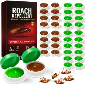 36 Pack Roach Repellent Killer Indoor Infestation, Powerful Attraction Cockroach Bait Gel Stations, Quick Kill Formula, Easy to Apply Cockroach Killer for Home Control, Ideal for Kitchens, Bathrooms