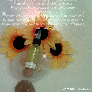 Solar Plexus Chakra Alignment, Balancing, & Healing Oil for Skincare Comfort - Rejuvenating