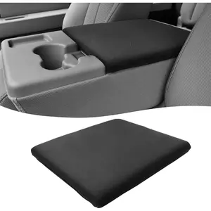 Center Console Armrest Cover for Ford F150 2011-2014, Jump Seat, Car Arm Rest Protector, Washable, Anti-Scratch, Black