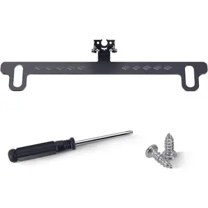 No-Drill Camera License Plate Bracket - Adjustable Mount for Backup Camera, Dash Cam, Mirror Cameras, &  - Universal Fit for  , Easy Installation, Rust-Resistant, Durable Design