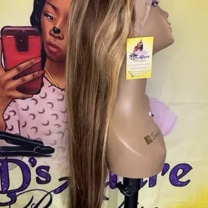 Allure 30” Straight Highlight Wig - Long, Straight Hair, Lightweight Design, Ideal for Everyday Wear