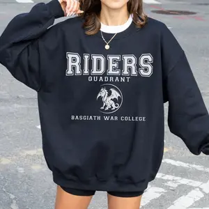 Riders Quadrant Fourth Wing Sweathirt, Officially Licensed Fourth Wing Merch, Basgiath Shirt, Xaden Riorson Hoodie, Rebecca Yarros Crewneck