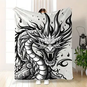 1pc Modern Minimalist Bedspread Blanket - Soft Cozy Flannel Bedspread Suitable Couch & Bed, Neutral Bedspread Suitable Camping, Hand Washable Luxury Bedding -, Modern Bedspread