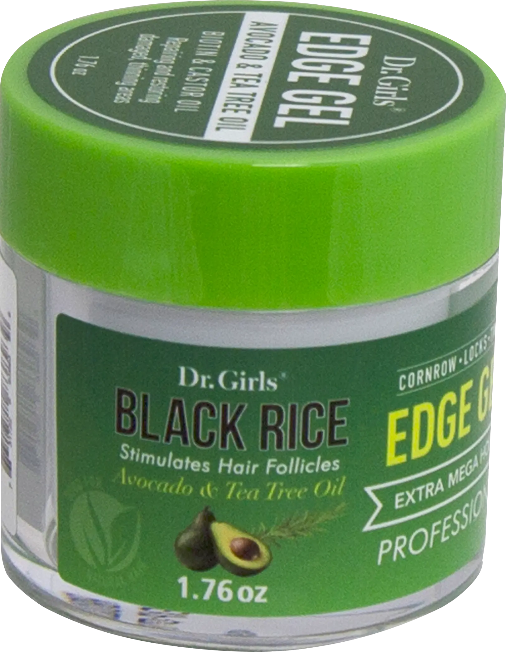 Dr. Girls Edge Gel - 1.76 oz, Professional Extra Mega Hold Formula - Biotin & Castor Oil Infused gel