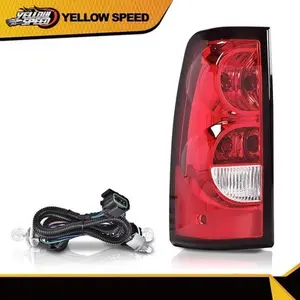 Fit For 2003-2006 Chevy Silverado 1500 Tail Light Lamp w/ Harness LH Driver Side