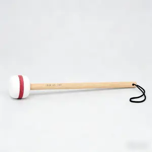 Irin Bass Drum Mallet Felt Head, Beginner Marching Bass Drum Beater, Ideal for Band Practice and Performance, Durable Design