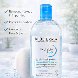 Bioderma hydrabio h20 moisturizing Micellar water cleanses and removes makeup softens 500 ml  For removing makeup and cleansing skin