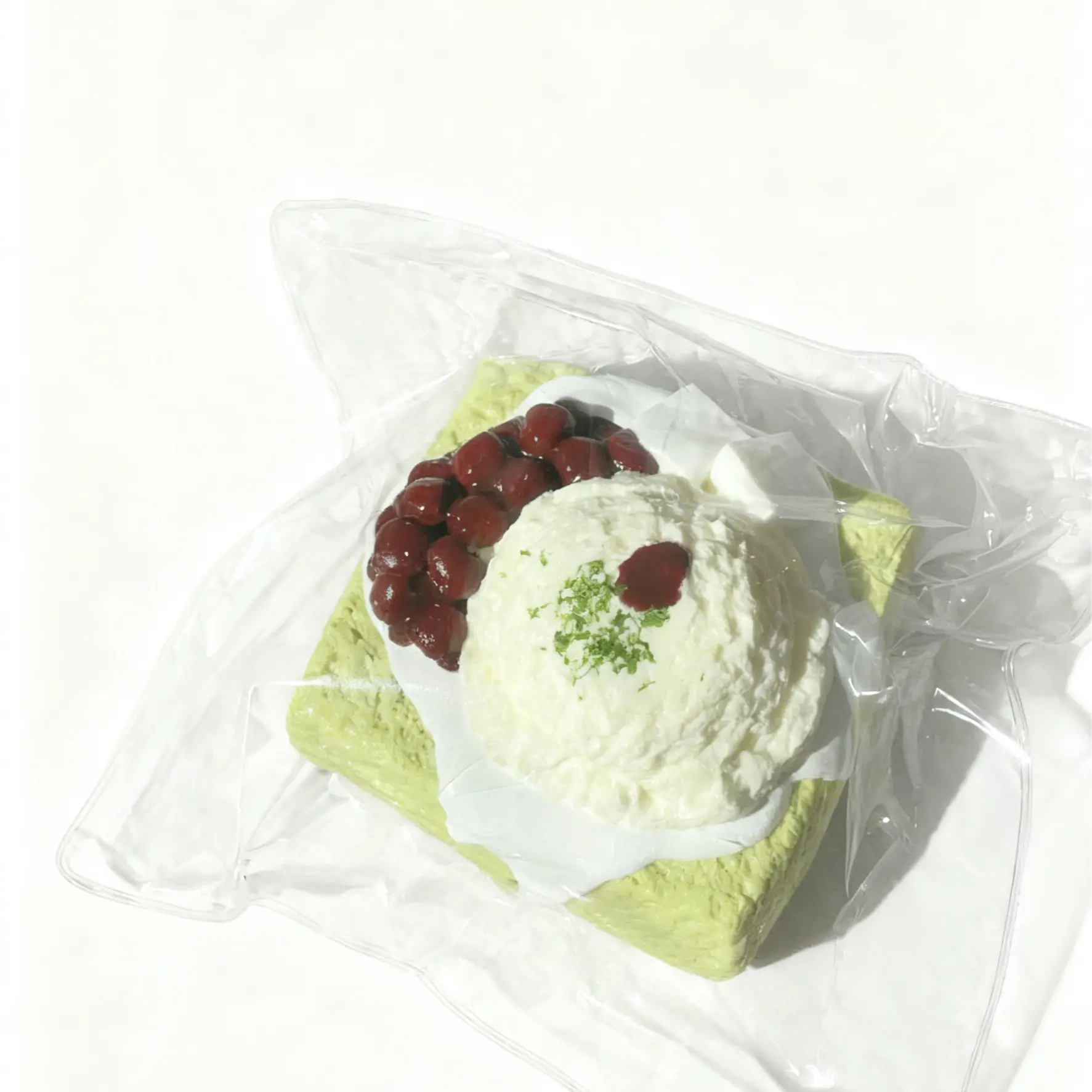 Handmade Matcha Red Bean Cream Toast Squishy/Squishies | Soft Slow Rising Kawaii Bread Squishy Toy | Premium Food-Grade Silicone | Stress Relief Squeeze Toy | ASMR | Cute Bakery Gift Idea adult fidget toy read de Handmade Taba Squishy Toy Set