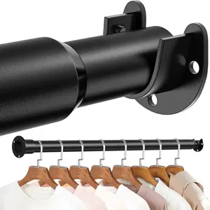 Adjustable Clothes Rod, Ideal for Window Sills, Balconies, Wardrobes, Bathrooms, Bedrooms, Versatile Hanging Solution