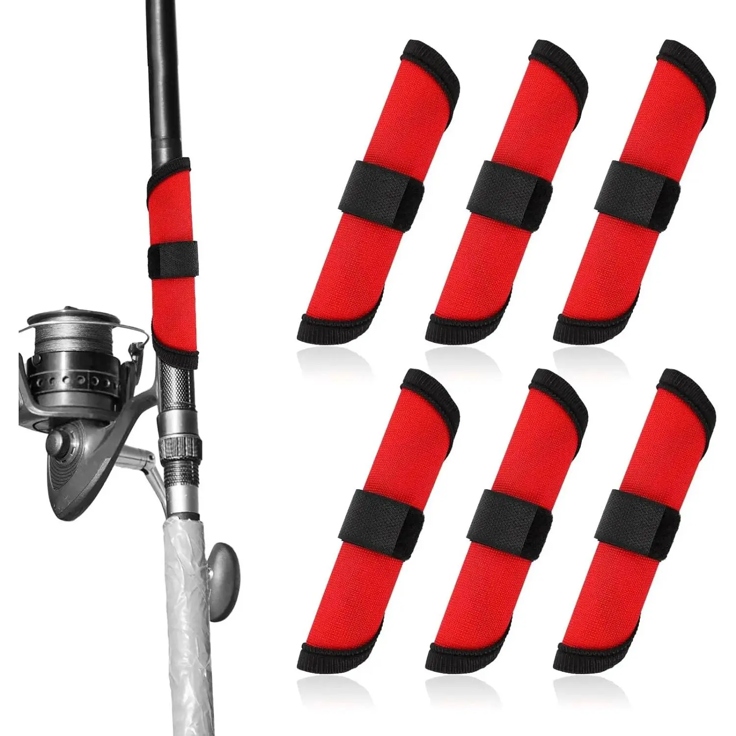 6pcs Lure Wrap, 5.9 Inch Fishing Lure Covers Lure Gloves Fish Hook  Protectors Lure Guard to Keep Fishermen Fishing Safe for Fishing Rod -  TikTok Shop