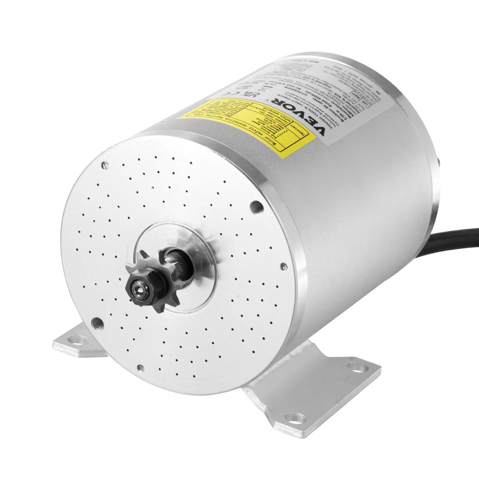 VEVOR 3000W Electric Brushless DC Motor Kit, 72V 4900rpm Motor with Speed Controller, 3-Position Insulated Terminal Block, XT90 Connector for Scooters, Riding, DIY Projects, Rust Resistance