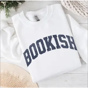 Bookish Sweatshirt, Bookworm Sweatshirt, Vintage Bookish Crewneck, Book Nerd, Book Lover Sweater, Bookish Gift, Gift For Book Lover, Librarian Sweatshirt