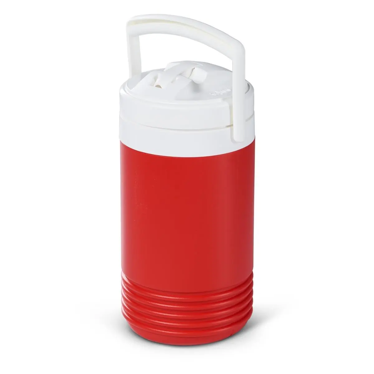 Igloo 1 Gal Laguna Beverage Cooler - Red & White, Wide Mouth, Flip-Spout Cooling Design, Ideal for Camping, Hiking & Gym Use