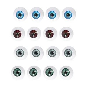 16 piece plastic fake doll eye set, 22mm simulated round eyes, suitable for Halloween props, dolls, and DIY handmade projects