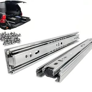 Drawer Slides, Iron Metal Structure, Quiet Ball Bearing Design, Rust Resistant Furniture Hardware Sliders, 10/12/14/16 Inch, DIY Office Storage Solution