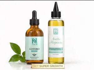 NHAIR SET SUPER HAIR GROWTH - Comprehensive Hair Care Set for Healthy Growth with Natural Oil Rich Products Haircare, Scalp Growth Oil, Strengthens Hair tiktokshopspringglowup