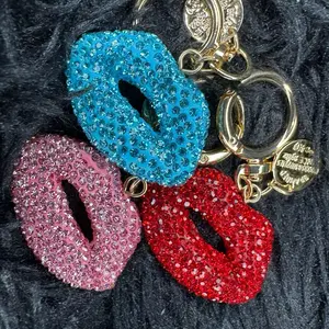 Sparkling Lip Keychains