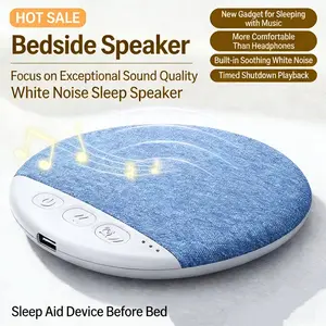 A 2026 model ultra-thin pillow-type speaker stereo, USB Rechargeable Speaker, Portable Wireless Speakers, with 3D high-definition sound effect, and featuring playback timer function, can be placed beside or beneath the pillow as an ultra-thin speaker