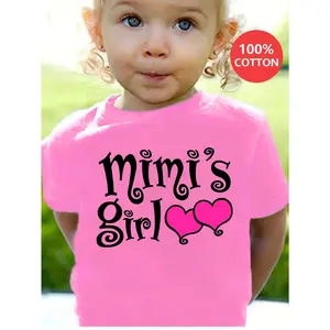 Girls "MIMI'S GIRL"Print 100% Cotton Girl T-shirt