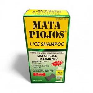 Mata Piojos Lice Shampoo with Removal Comb 2 fl oz Head Body Pubic (Crab) Lice Conditioner Haircare