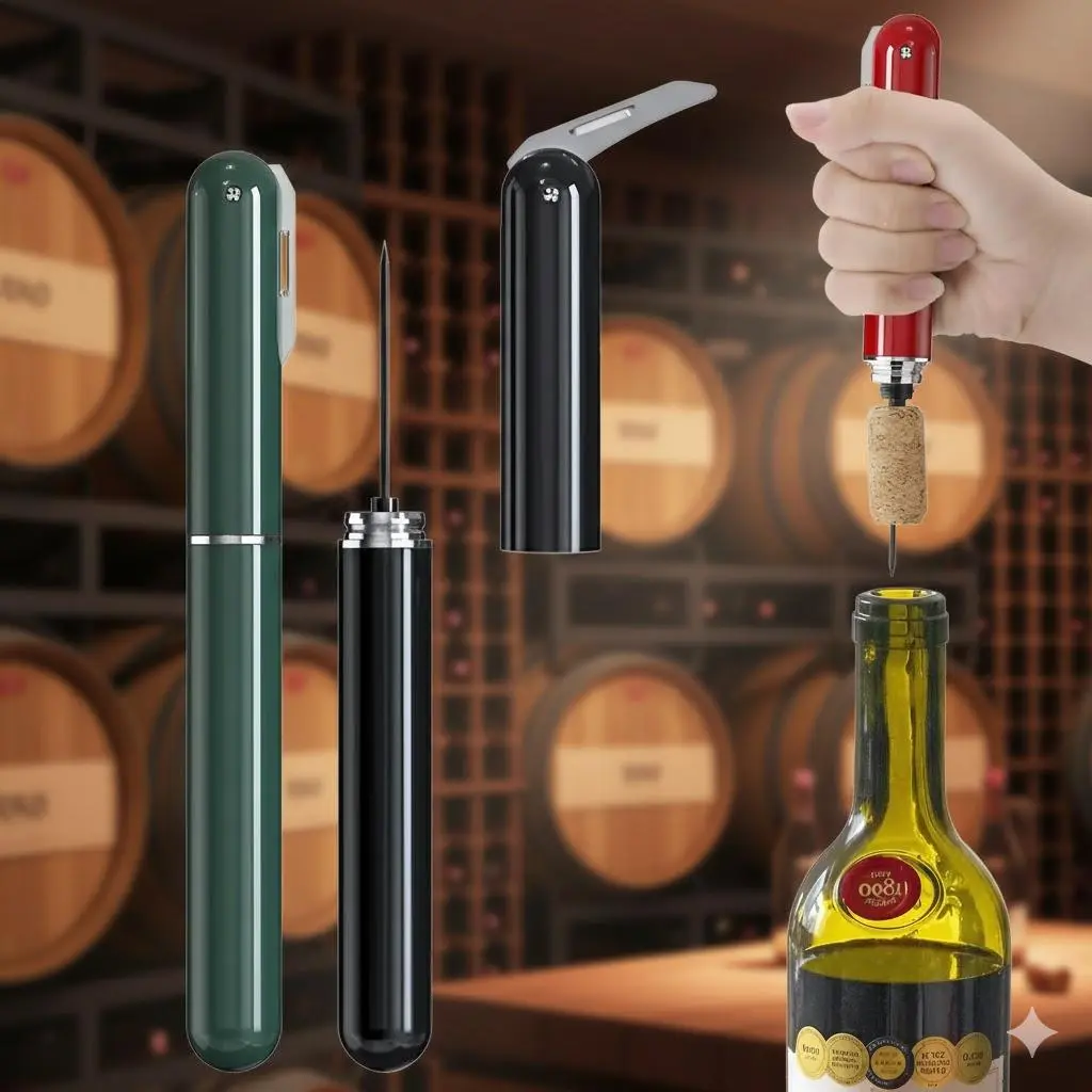 Portable Corrosion-Resistant Bottle Opener for Travel & Home: Unbreakable Safety Cork Puller, Camping Party Essential, Multi-Scene Tool for Kitchen Bar, Craft Beer & Wine Opener Accessory with Non-Slip Grip