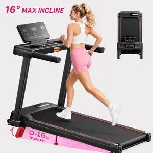 JC Foldable Treadmill for Home Small with Incline - 3.0HP Quiet Walking Pad Treadmill with Handles, 300LBS Capacity, Home Office 3-in-1 Portable Treadmills for Running Jogging Walking