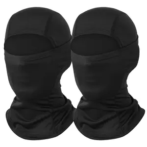 Ski Mask for Men, 2 Pack Balaclava Face Mask, Women Summer Masks, Motorcycle Helmet Full Head Cover Sun UV Protection
