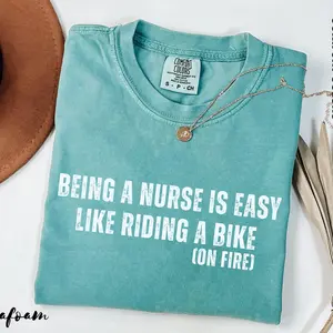 Being A Nurse Is Easy Shirt, T-Shirt, Nurse Tee, Nurse Gift, Funny Nurse Tee, Nurses Week Shirt, Nursing School Shirt, Funny Nurse Gift