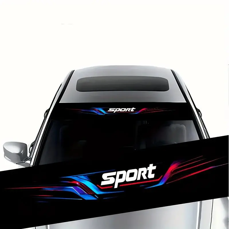 Car B-pillar Sticker, Car Front Windshield Sticker, Universal Car Decorative Sticker, Car Stickers, Automotive Decals, Decal For Cars, Waterproof & Scratch Resistant Car Decal, Car Vehicle Decoration Decals for Audi, Honda, Mitsubishi, Ford, Volkswagen