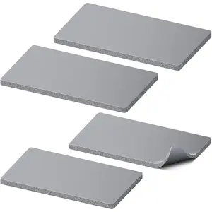 Hat Press Accessories - 4 count  Heat Press Pad, 2 Sizes (7.87"x3.35"+6.50"x2.60"), Heat Resistant to 428?F, High-Density, Cuttable, for DIY, Small Business &  Use(Pad Only)