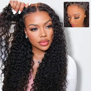 [daren]Megalook Zero-Wear Truly Snap & Go HD Lace Wig Curly 13x6 Glueless 100% Human Hair Wigs Seamless Fit All Skins