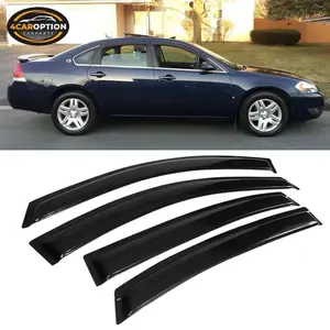Fits 06-13 Chevy Impala 14-16 Impala Limited Window Visors Rain Sun Guard Vent