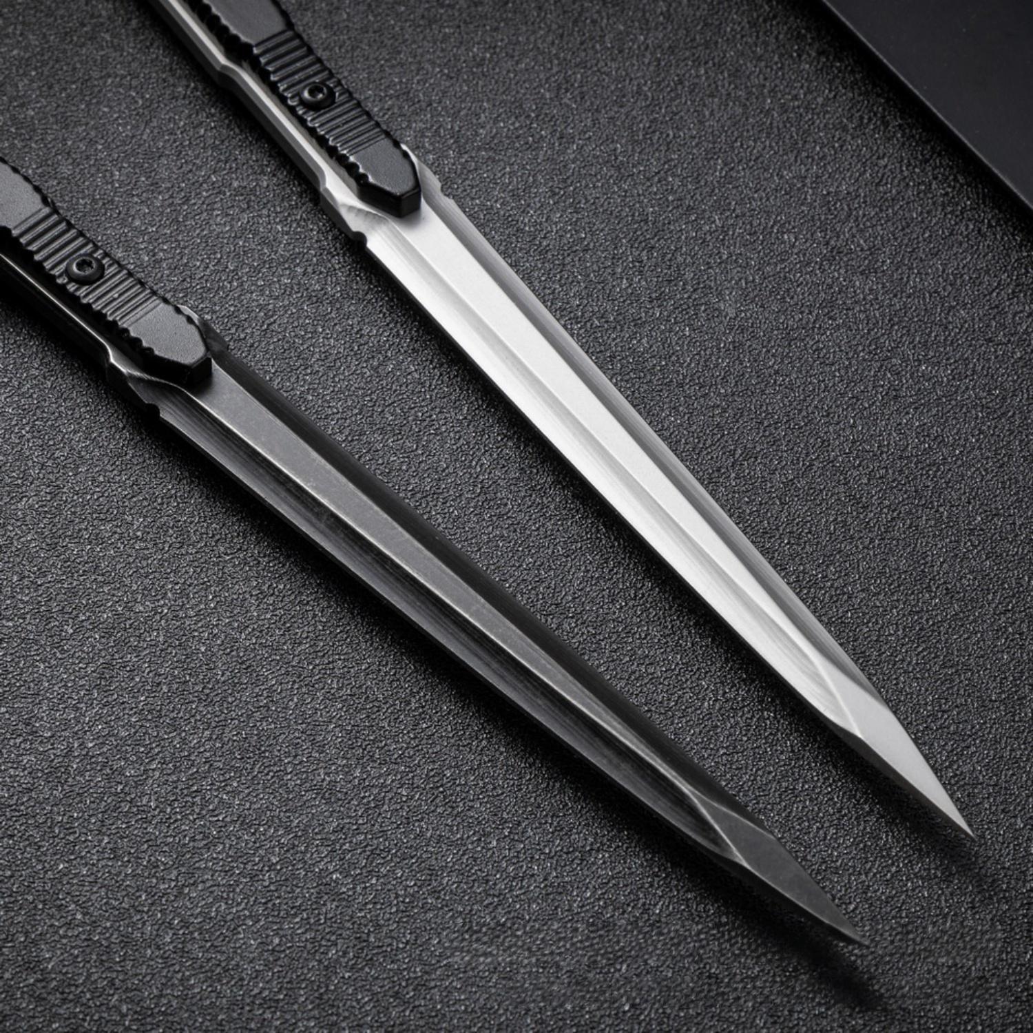 GZGY  Ice Pick Knife with K-Sheath  Kitchen & Ice Breaking Tool, Multi-Purpose Outdoor Knife, Stainless Steel Blade with Safe Sheath, Perfect for Camping, Fishing, Hiking, Kitchen & Gift for Men