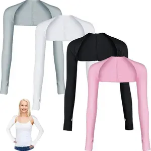 2026 Summer UV Protection Set | Ice Silk Cooling Cape & Compression Arm Sleeves | Elastic Comfort Sun Protection for Outdoor & Golf