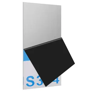 304 Stainless Steel Sheets Metal 6" x 12" x 1/8" (3.40MM) Inch 304 Stainless Steel Plates 10 Gauge Stainless Steel Shim Stock Plates Metal Sheets for Crafting, Stovetop, Snow Frosted Surface