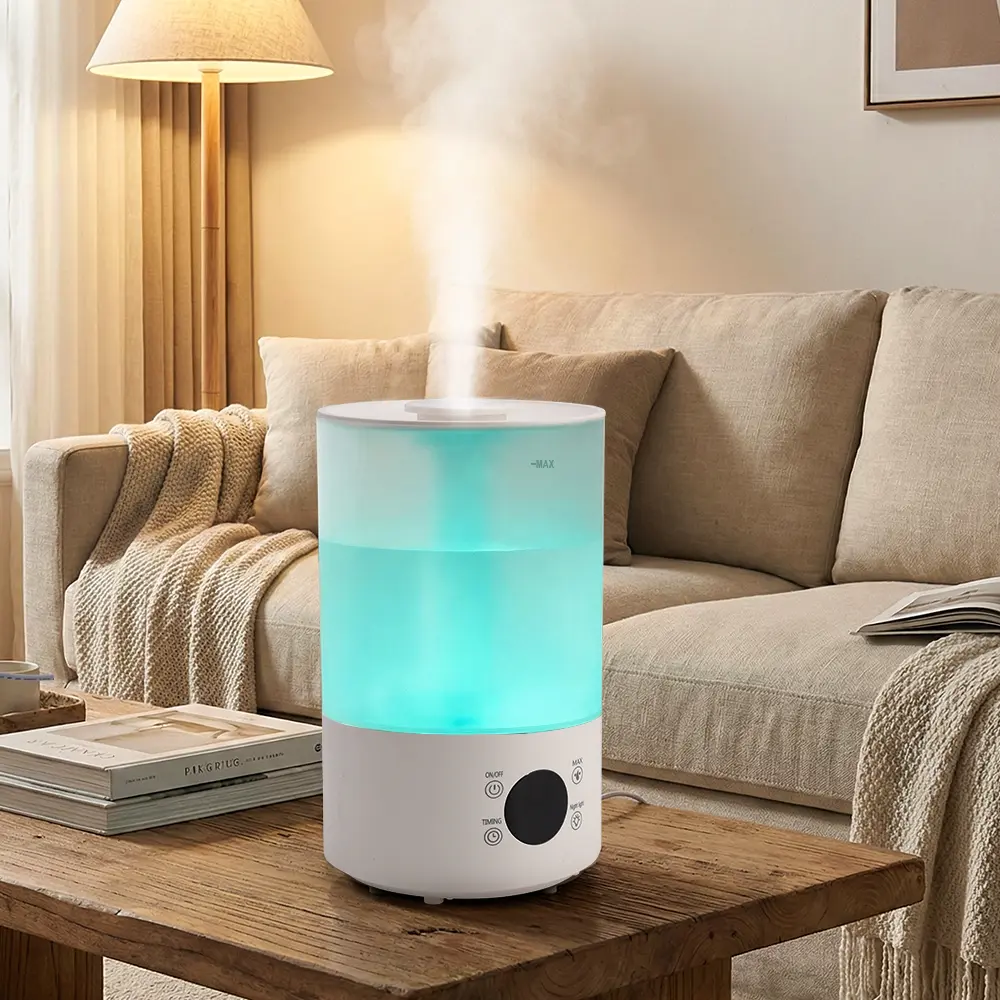 3-in-1 Humidifier + Diffuser + Nightlight for Home, with Remote Control